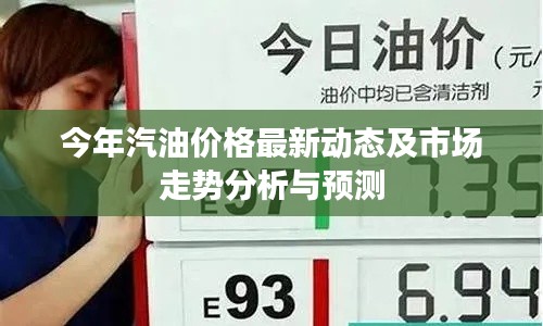 今年汽油价格最新动态及市场走势分析与预测