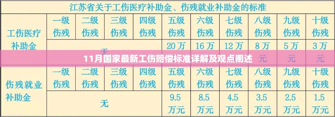 11月国家最新工伤赔偿标准详解及观点阐述