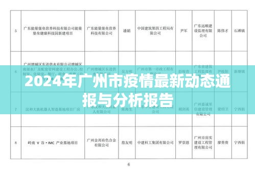 2024年广州市疫情最新动态通报与分析报告