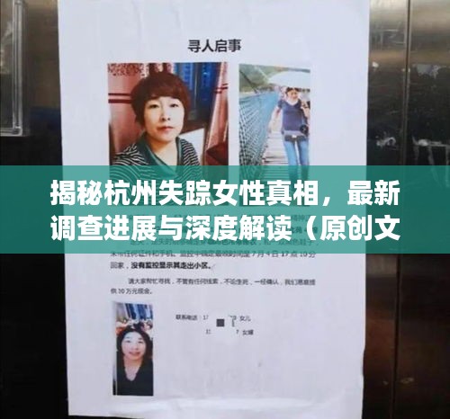 揭秘杭州失踪女性真相，最新调查进展与深度解读（原创文章）