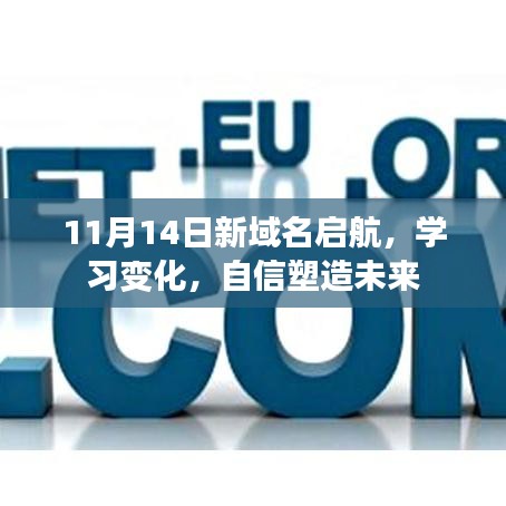 11月14日新域名启航，学习变化，自信塑造未来