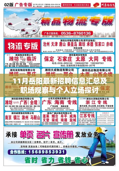 11月岳阳最新招聘信息汇总及职场观察与个人立场探讨