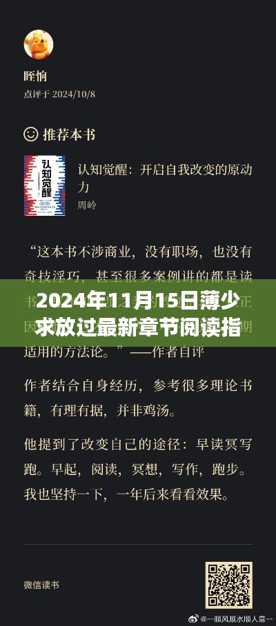 2024年11月15日薄少求放过最新章节阅读指南及轻松掌握方法