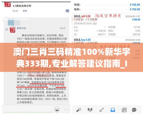 澳门三肖三码精准100%新华字典333期,专业解答建议指南_IYY1.64