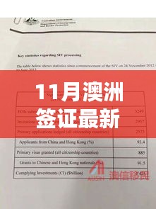 11月澳洲签证最新进度解析