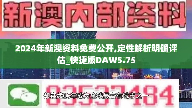2024年新澳资料免费公开,定性解析明确评估_快捷版DAW5.75