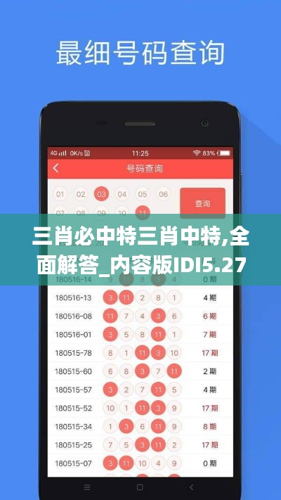 三肖必中特三肖中特,全面解答_内容版IDI5.27