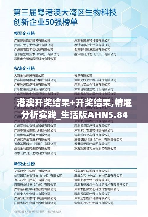 港澳开奖结果+开奖结果,精准分析实践_生活版AHN5.84