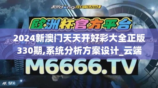 2024新澳门天天开好彩大全正版330期,系统分析方案设计_云端共享版YMF11.53