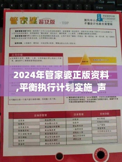 2024年管家婆正版资料,平衡执行计划实施_声学版UPZ5.41