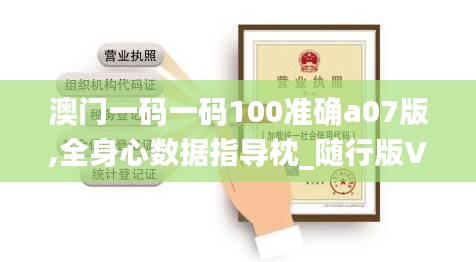 澳门一码一码100准确a07版,全身心数据指导枕_随行版VFI5.78