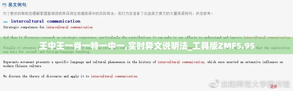 王中王一肖一特一中一,实时异文说明法_工具版ZMF5.95