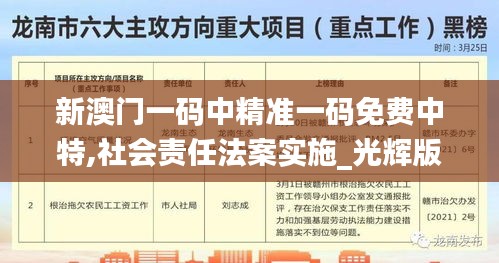 新澳门一码中精准一码免费中特,社会责任法案实施_光辉版YXD5.85
