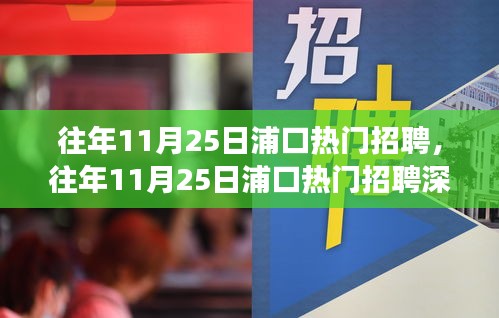 往年11月25日浦口热门招聘深度解析，特性、体验、竞争分析与目标用户群体剖析