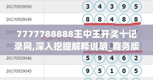 7777788888王中王开奖十记录网,深入挖掘解释说明_商务版PFE13.65