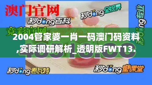 2004管家婆一肖一码澳门码资料,实际调研解析_透明版FWT13.42