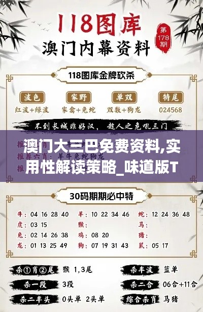 澳门大三巴免费资料,实用性解读策略_味道版TQZ13.11