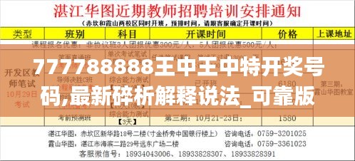 777788888王中王中特开奖号码,最新碎析解释说法_可靠版DWF13.75