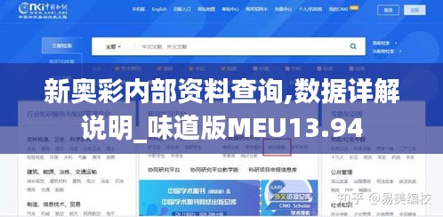 新奥彩内部资料查询,数据详解说明_味道版MEU13.94