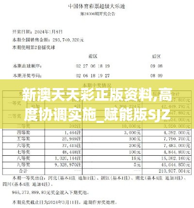 新澳天天彩正版资料,高度协调实施_赋能版SJZ13.74