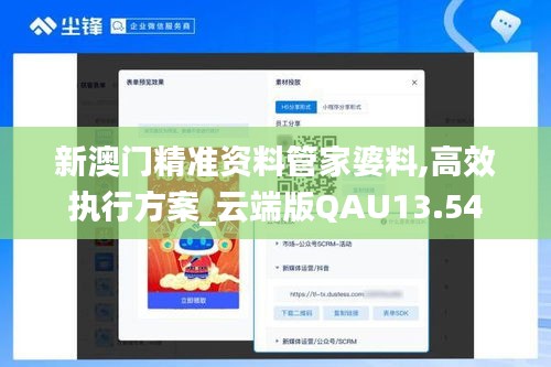新澳门精准资料管家婆料,高效执行方案_云端版QAU13.54