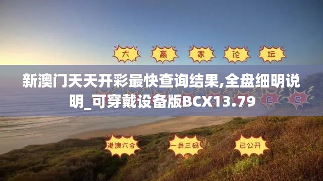 新澳门天天开彩最快查询结果,全盘细明说明_可穿戴设备版BCX13.79
