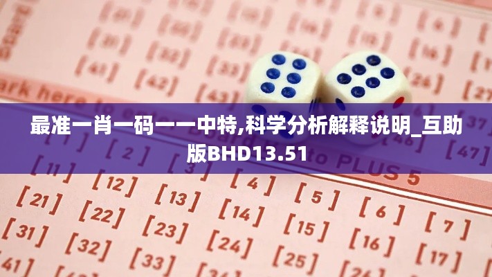 最准一肖一码一一中特,科学分析解释说明_互助版BHD13.51