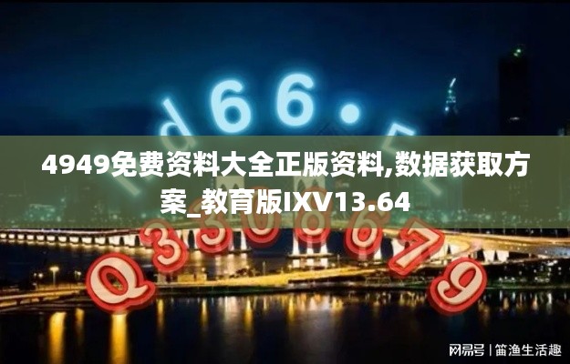 4949免费资料大全正版资料,数据获取方案_教育版IXV13.64