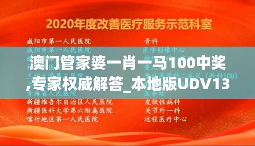 澳门管家婆一肖一马100中奖,专家权威解答_本地版UDV13.12