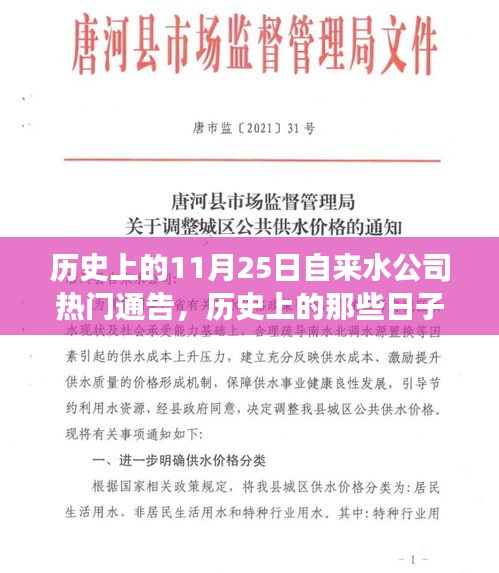 历史上的自来水公司，引领探险之旅的热门通告日回顾