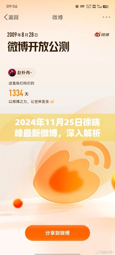 徐晓峰最新微博动态解析与产品评测报告（2024年11月25日版）