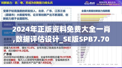 2024年正版资料免费大全一肖,数据评估设计_SE版SPB7.70