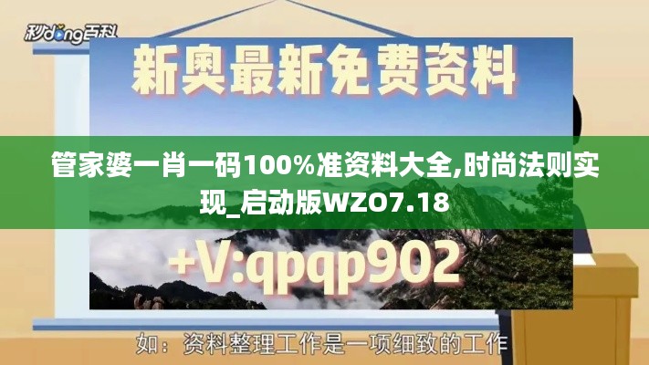 管家婆一肖一码100%准资料大全,时尚法则实现_启动版WZO7.18