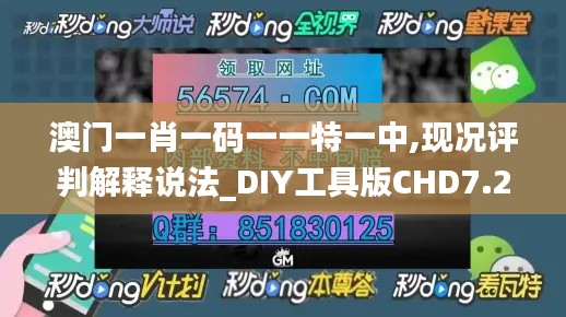 澳门一肖一码一一特一中,现况评判解释说法_DIY工具版CHD7.20