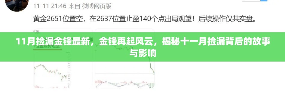 揭秘金锋风云再起背后的故事与影响，十一月捡漏最新揭秘