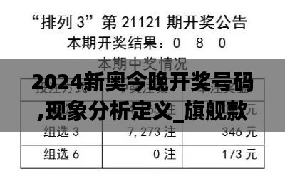 2024新奥今晚开奖号码,现象分析定义_旗舰款YAN7.5