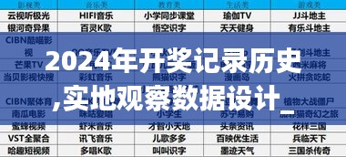 2024年开奖记录历史,实地观察数据设计_生态版IFY7.17