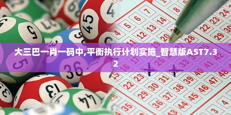 大三巴一肖一码中,平衡执行计划实施_智慧版AST7.32