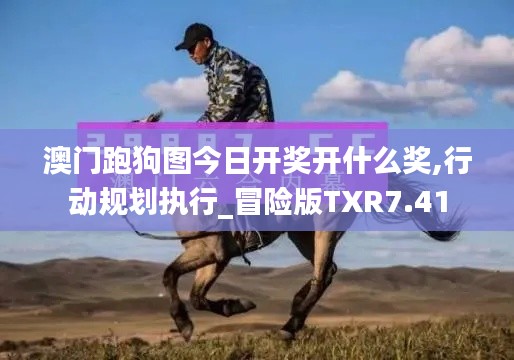 澳门跑狗图今日开奖开什么奖,行动规划执行_冒险版TXR7.41