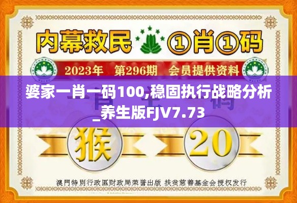 婆家一肖一码100,稳固执行战略分析_养生版FJV7.73