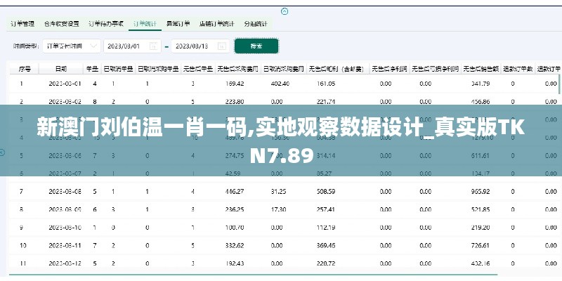 新澳门刘伯温一肖一码,实地观察数据设计_真实版TKN7.89