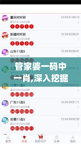 管家婆一码中一肖,深入挖掘解释说明_智能版CBV7.80
