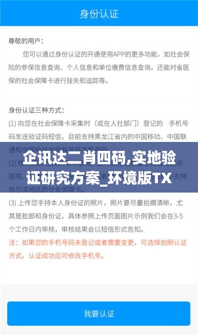 企讯达二肖四码,实地验证研究方案_环境版TXF7.4