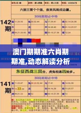 澳门期期准六肖期期准,动态解读分析_旅行版SMK7.84