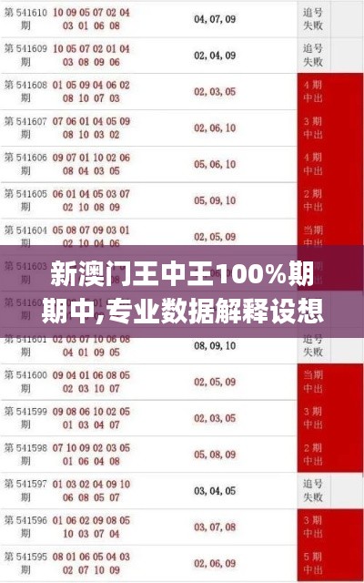 新澳门王中王100%期期中,专业数据解释设想_豪华款SQD7.71