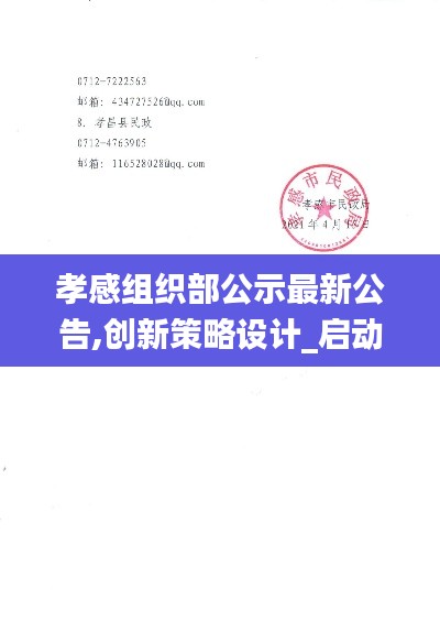 孝感组织部公示最新公告,创新策略设计_启动版DNL7.8