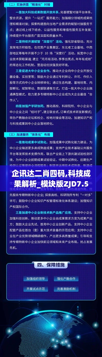 企讯达二肖四码,科技成果解析_模块版ZJD7.59