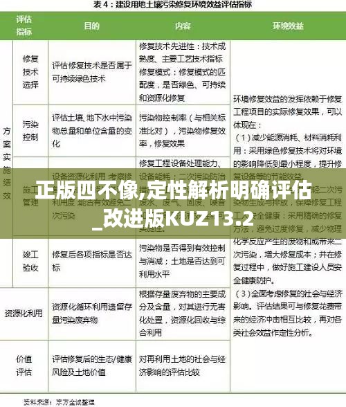 正版四不像,定性解析明确评估_改进版KUZ13.2