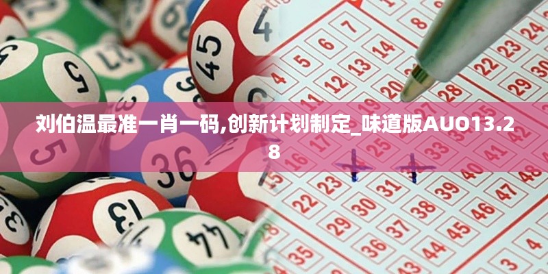 刘伯温最准一肖一码,创新计划制定_味道版AUO13.28