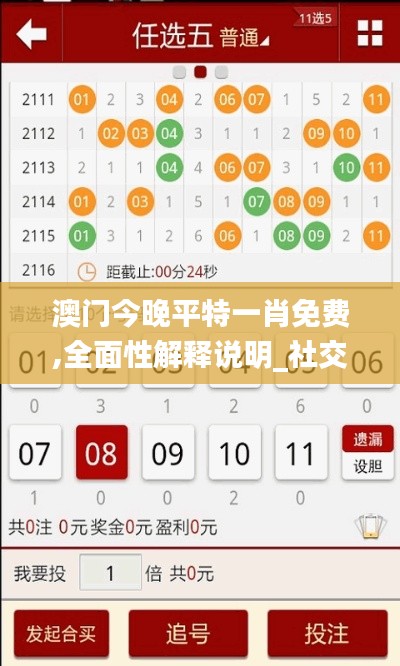 澳门今晚平特一肖免费,全面性解释说明_社交版LHU13.60
